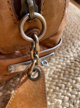 Bolso Loewe Piel Marrón Vintage