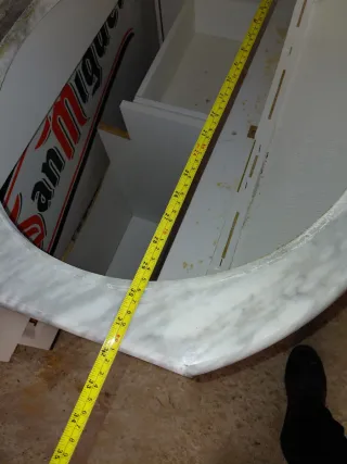 Mueble de baño con lavabo y mármol