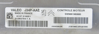Centralita Motor PEUGEOT/CITROEN 9661960880 9655883280 6137516051 21585784-1A