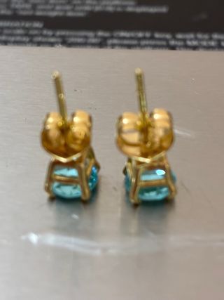Pendientes Oro 18k Aguamarinas 3.00 Ct