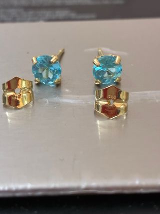 Pendientes Oro 18k Aguamarinas 3.00 Ct