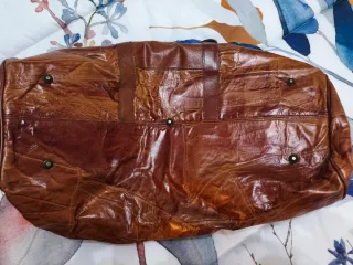 Bolsa de viaje piel vintage