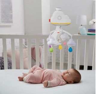 Fisher-Price Móvil Nubes y Lunas, Juguete de Cuna
