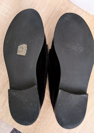 Mocasines Corina Piel Negro Talla 37 (GRande)