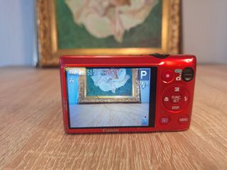 Cámara Digital Canon IXUS 220 HS Roja