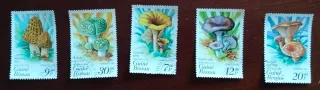 Lote sellos fauna animales peces naturaleza vintag