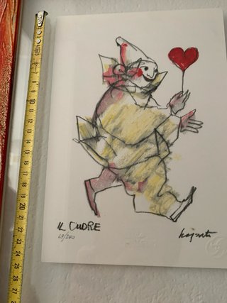 Serigrafia E. Luzzati Il Cuore 69/240