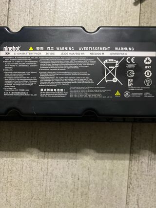 Batería Ninebot G2 Max 36V 15300mAh