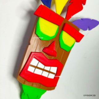 Máscara Aku Aku Videojuego de Crash Bandicoot