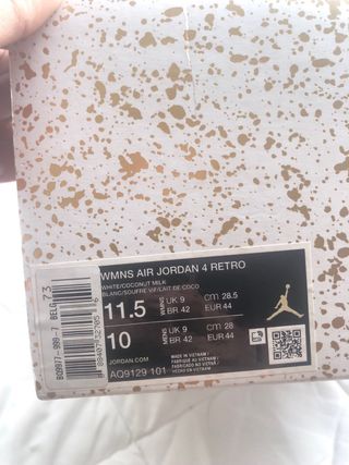 Nike Air Jordan 4 Retro Talla 44