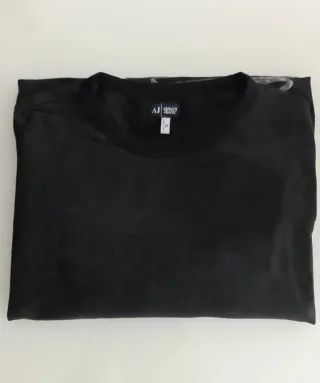 Camiseta Armani Jeans Negra Talla XL