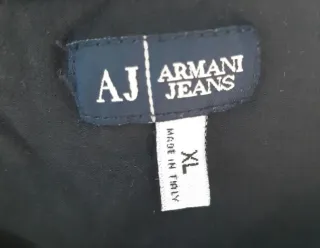 Camiseta Armani Jeans Negra Talla XL