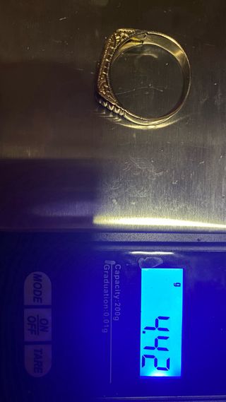 Anillo Oro 14k Hombre Brillantes