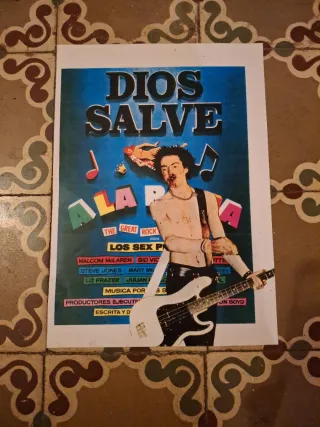 Cartel Sex Pistols y Sid Vicious