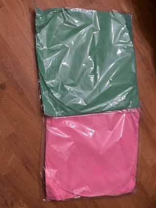 2 Faroles voladores de papel y plástico