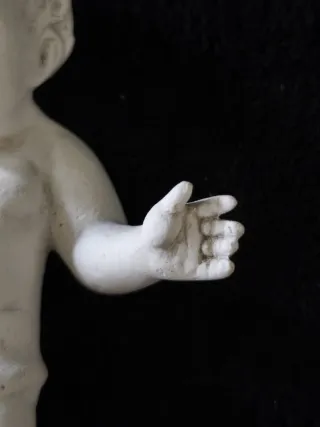 Niño Jesús Olot Escayola 11cm Antiguo