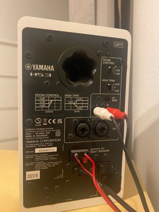 Yamaha HS3 Monitores de Estudio Blanco