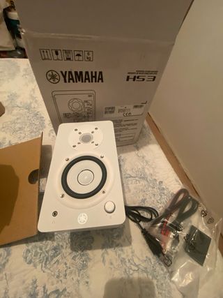 Yamaha HS3 Monitores de Estudio Blanco