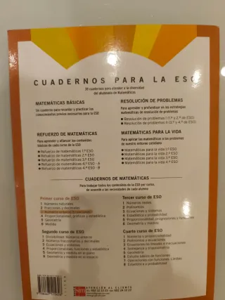 Cuadernos de mates 3. 1 ESO Números enteros...