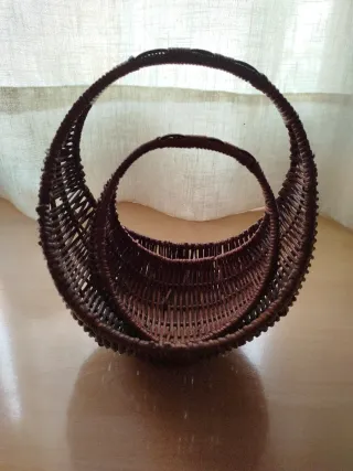 Conjunto 2 cestas de mimbre