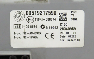 Caja de Fusibles FIAT DOBLO 00519217590 28340959 116RI-000674