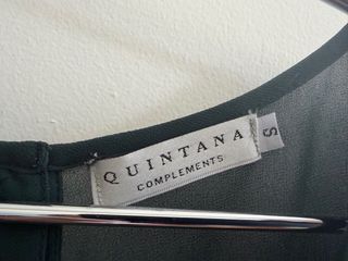 Camiseta verde encaje talla S,marca Quintana.
