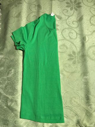 Camiseta Mango verde talla M