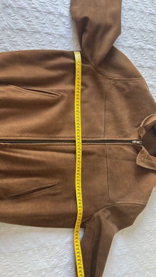 Cazadora de ante marrón