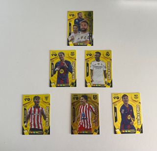 Lote 6 cromos Adrenalyn Balón de Oro