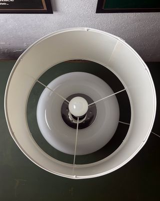 Lampada da tavolo vintage anni '70 doppia luce