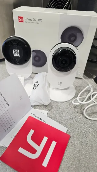 Kit 2 Cámaras YI Home 2K PRO - Nuevas
