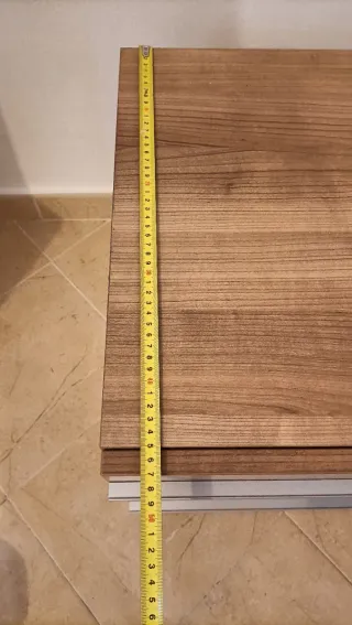 Mueble de salón madera y metal