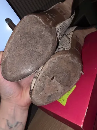 Zapatos Jaime Mascaró T. 41 - Piel Serpiente y Laz