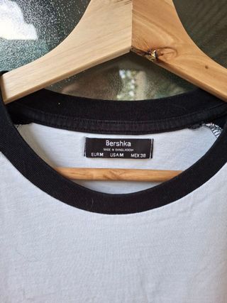 Camiseta corta Bershka