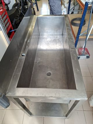 Fregadero industrial acero inoxidable