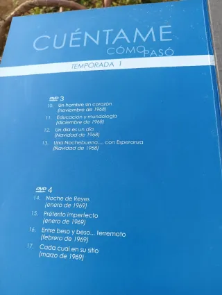 DVD y Libro Cuéntame Cómo Pasó Temporadas 1 y 2