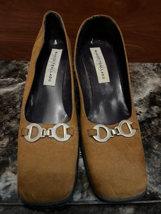 Tacones Marco Tentado Piel Marrones