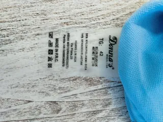 Bañador canalé azul