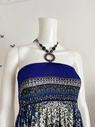 Vestido playero hippie talla L