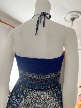 Vestido playero hippie talla L