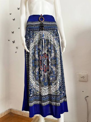 Vestido playero hippie talla L