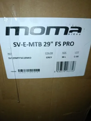 Bicicleta Eléctrica E-MTB Full Suspension 29"