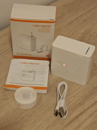 Mini Impressora de Etiquetas Recarregável