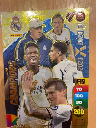 Cromo Champions Real Madrid 2023-2024