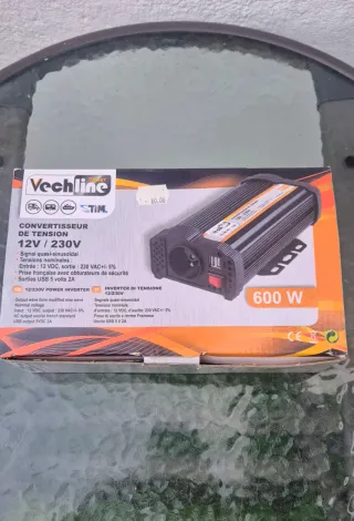 Convertidor Vechline 12V/230V 600W