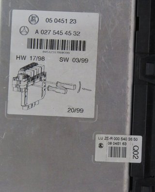 Caja de Fusibles MERCEDES-BENZ CLASE S A0275454532 05045123 0025452101