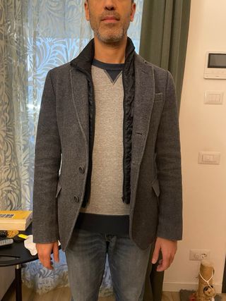 Herno Blazer Lana/Poliestere Uomo navy 48