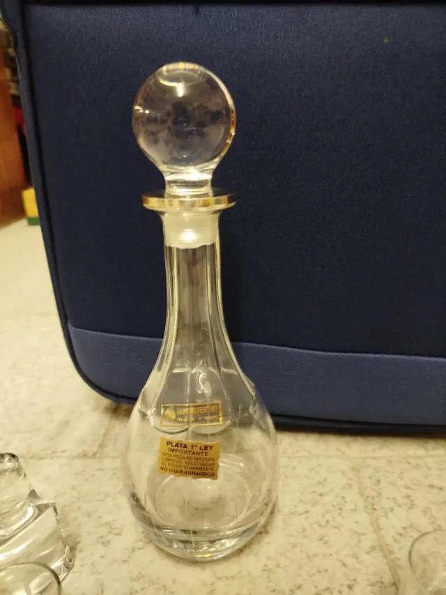 Juego Bohemia Cristal Plata