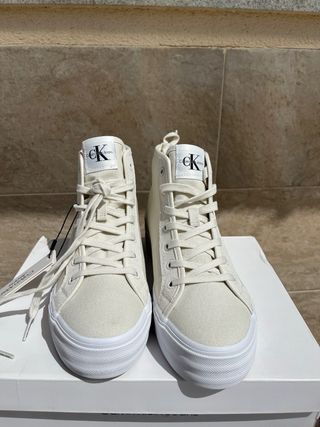 Zapatillas Calvin Klein Jeans Beige/Blanco