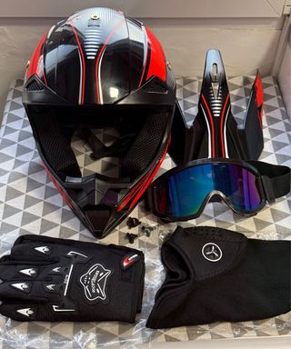Kit Motocross Casco ECE 22.06 + Gafas